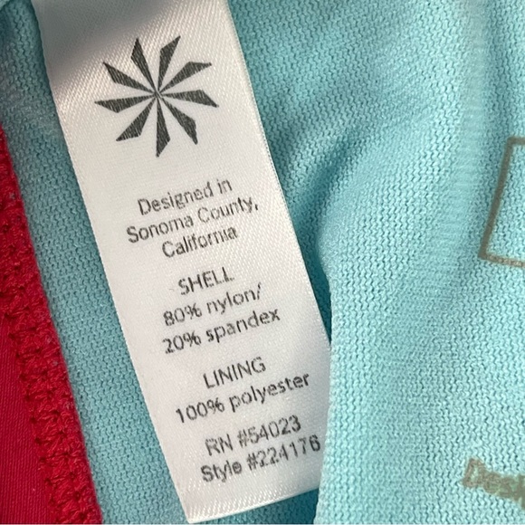 Athleta Tie Front Top and Side Bottoms - Picture 8 of 9